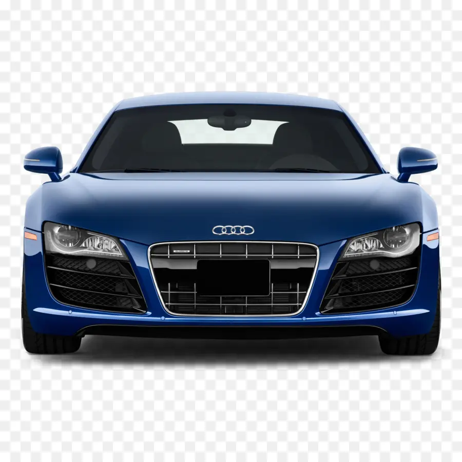 Blauer Audi-Sportwagen