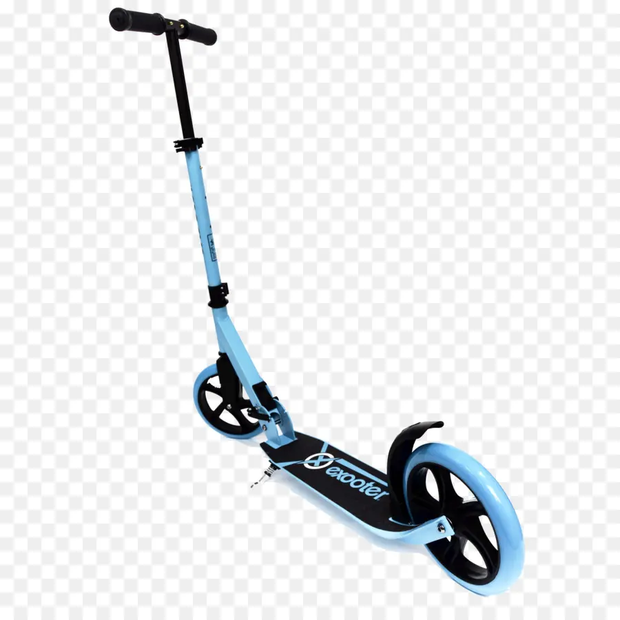 Scooter blu per divertimento all'aria aperta