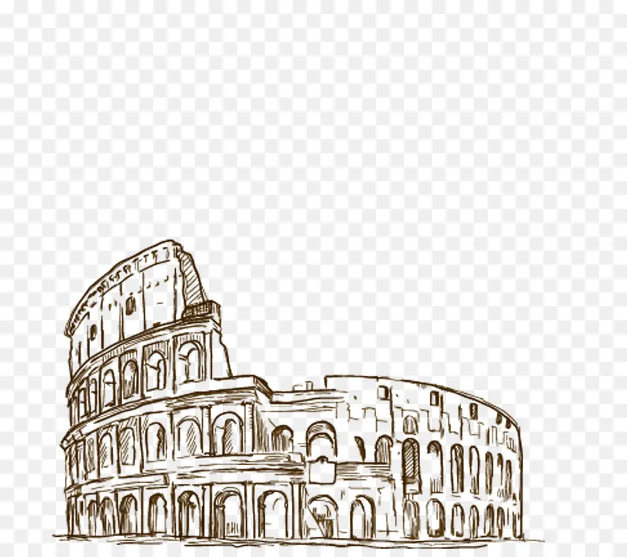 Schizzo del Colosseo