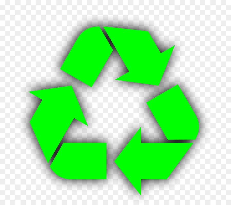 Grünes Recycling-Symbol