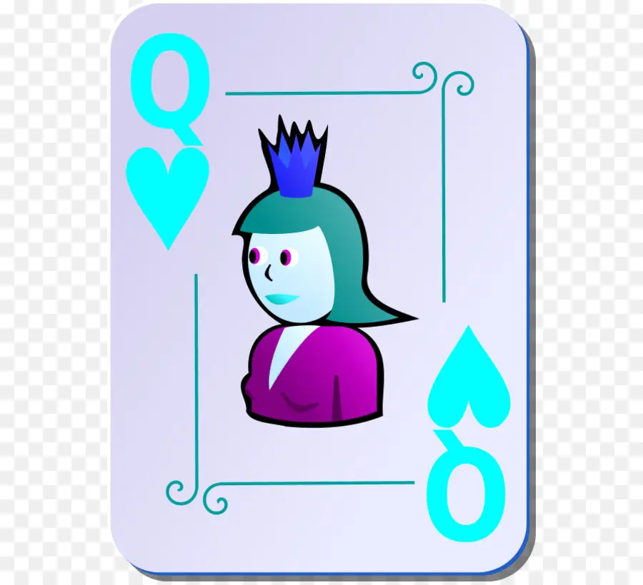 Carta da gioco Regina di Cuori