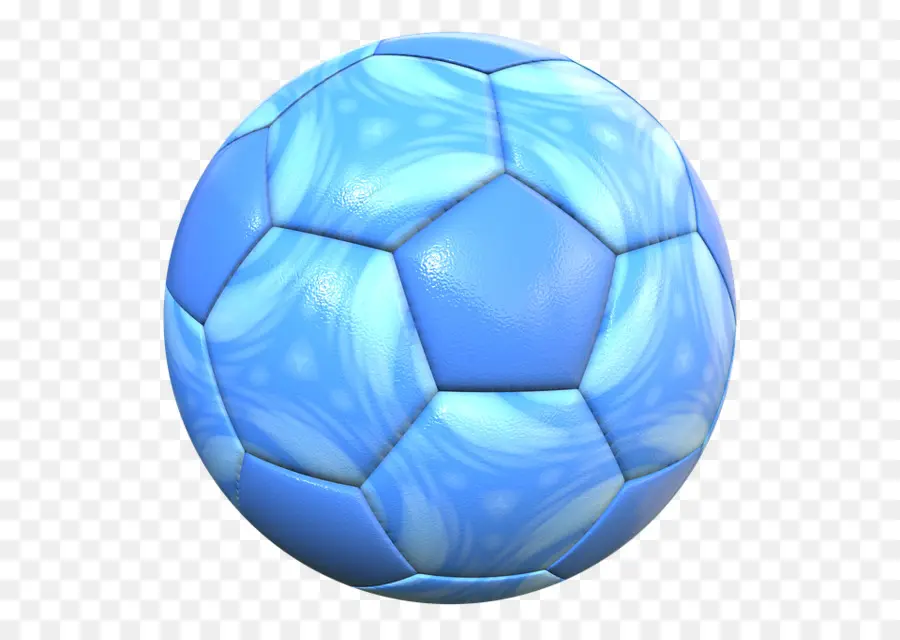 Pallone da calcio blu