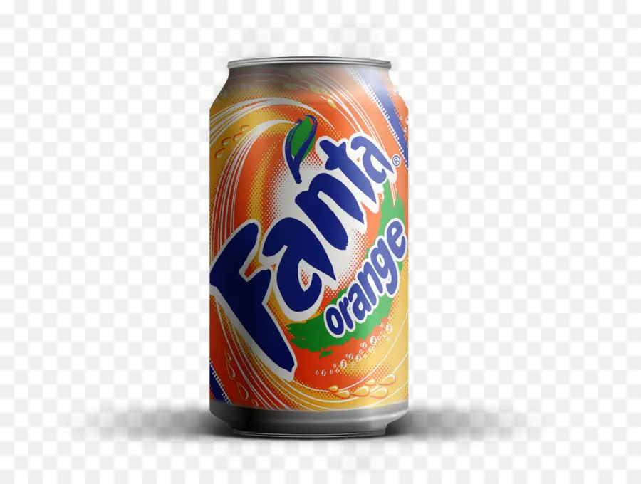 Lattina di aranciata Fanta