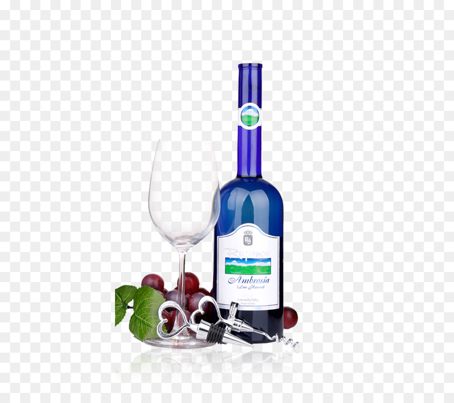 Rotwein-Trauben-Likör