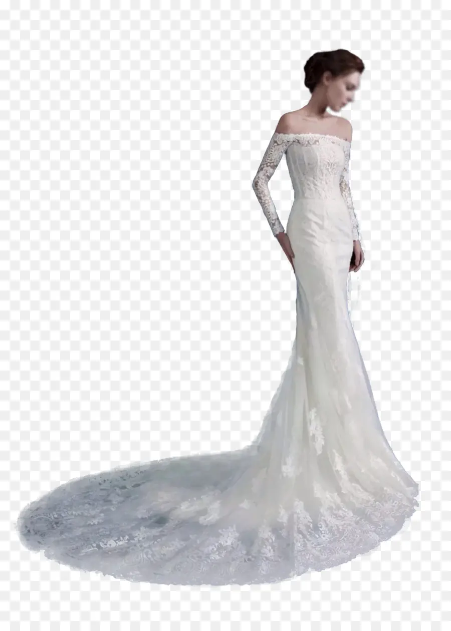 Sposa in abito da sposa elegante