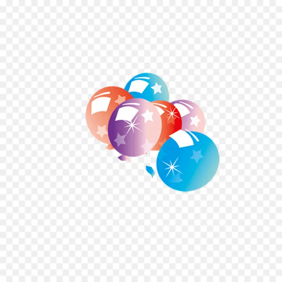 Palloncini colorati per la celebrazione della festa