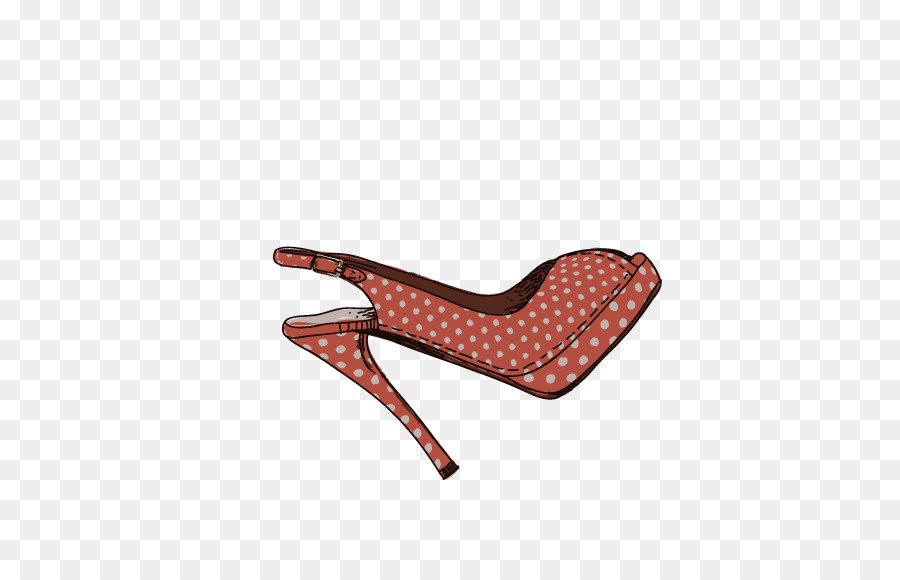 Retro-Polka-Dot-High-Heel-Schuh