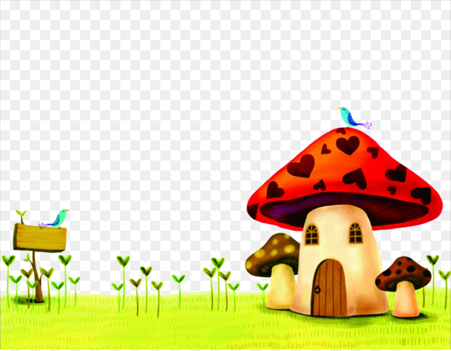 Adorabile casa dei funghi