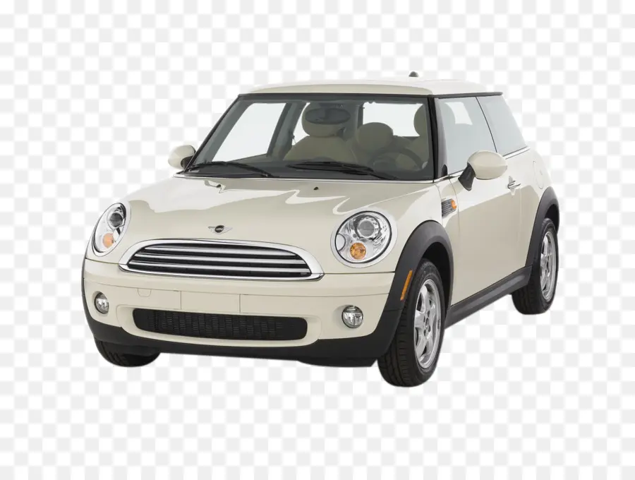 Gelbes Mini Cooper-Auto