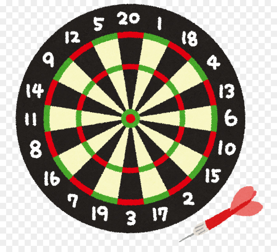 Red Dartboard