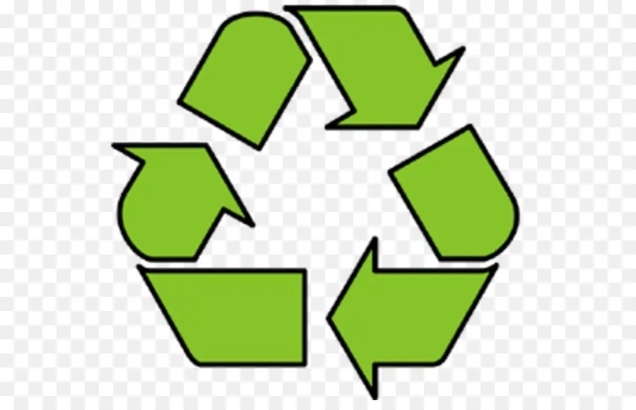 Grünes Recycling-Symbol