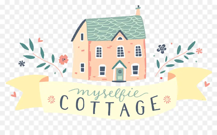 COTTAGE DOODLE CUTE với biểu ngữ