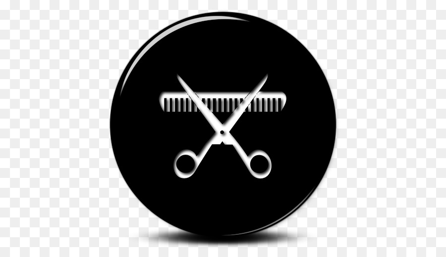 Schere und Kamm-Symbol für Friseursalon