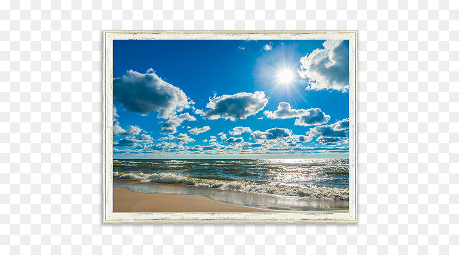 Der Lake Michigan Und Grand Haven Beach Bilderrahmen Fotografie