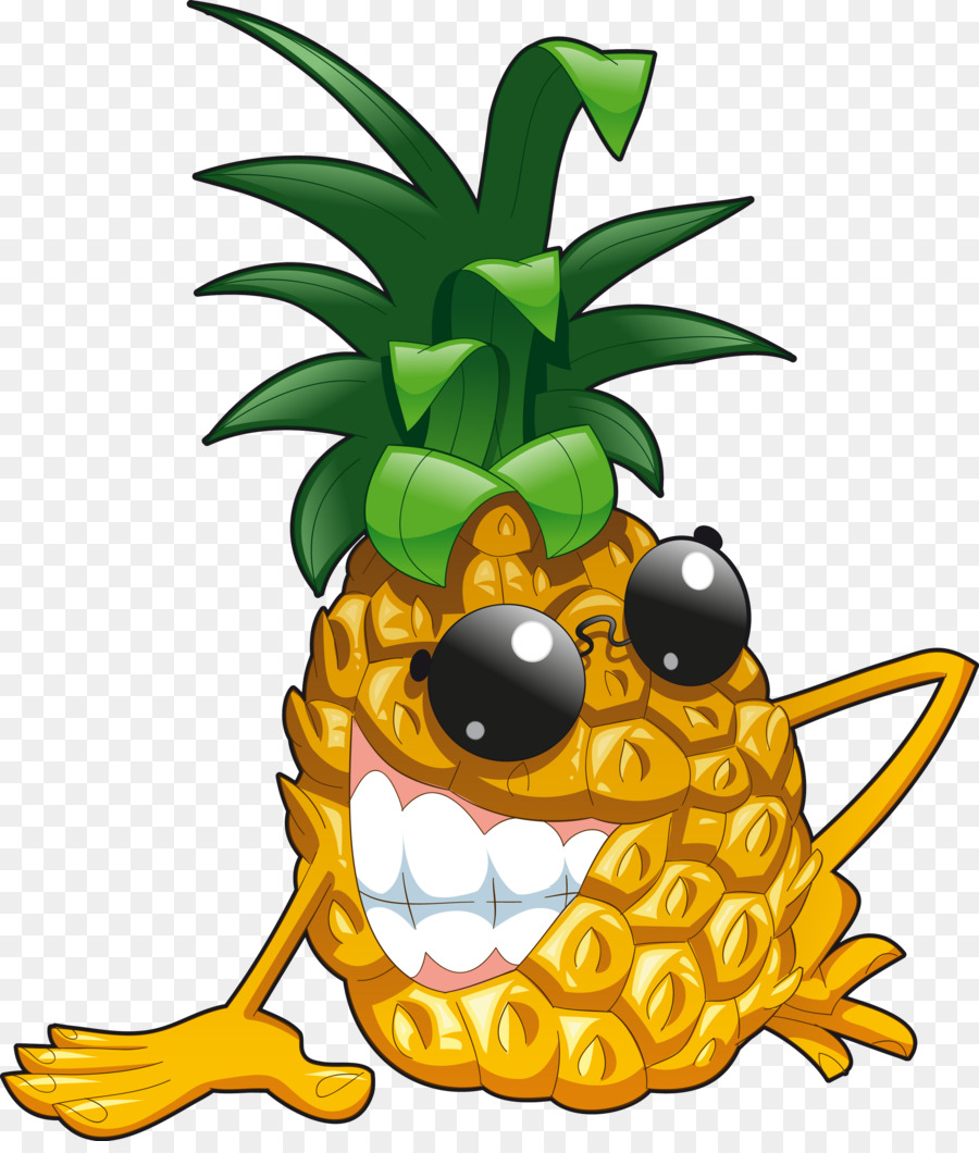 Cartoon-Ananas-Illustration