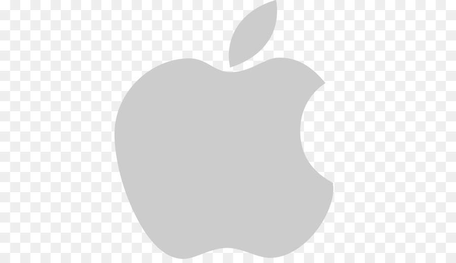 Blaues Apple-Logo