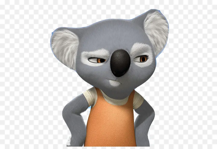 Personaggio Koala animato con espressione