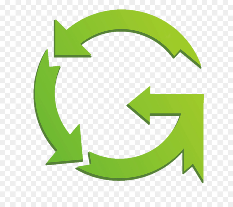 Grünes Recycling-Symbol