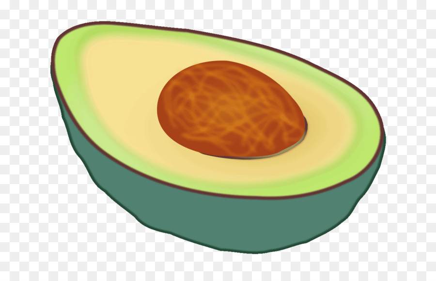 Halbe Avocado-Illustration