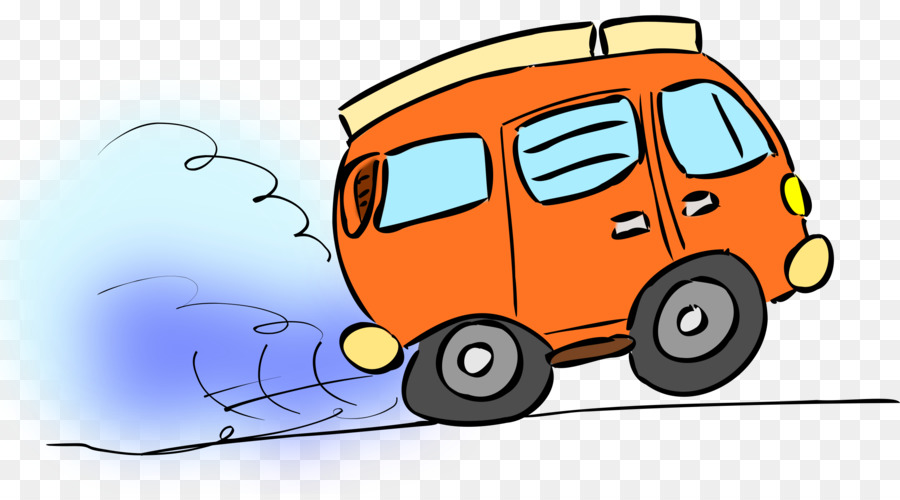 Cartoon-Orange-Van