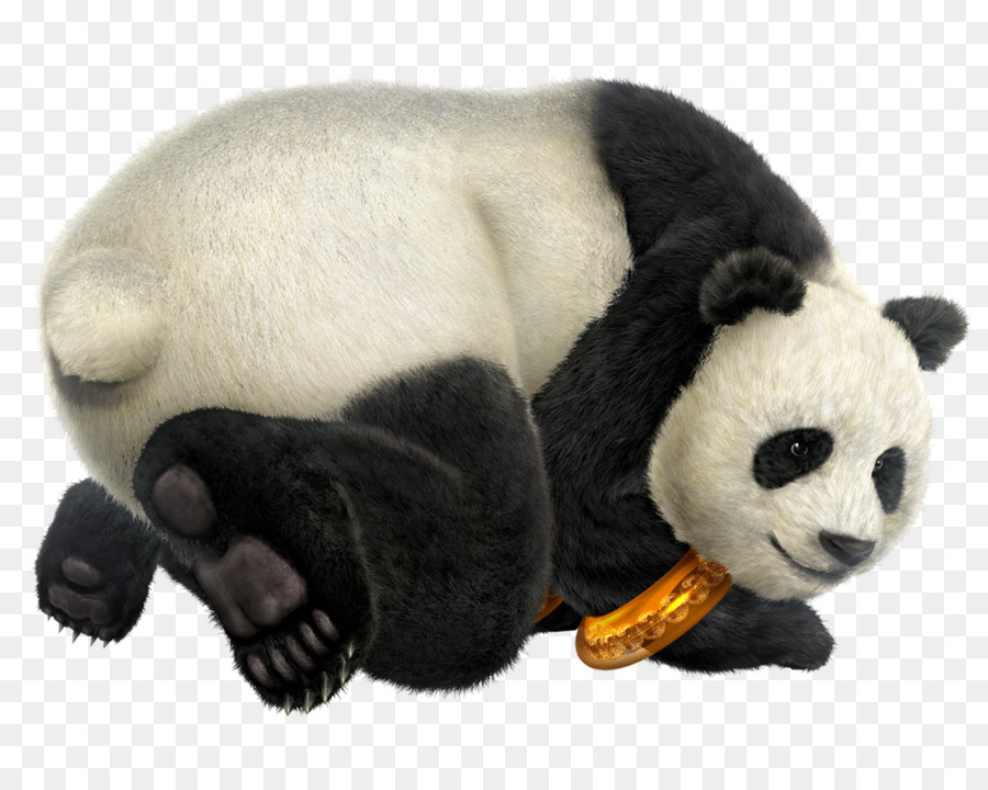 Panda carino in posa rilassata