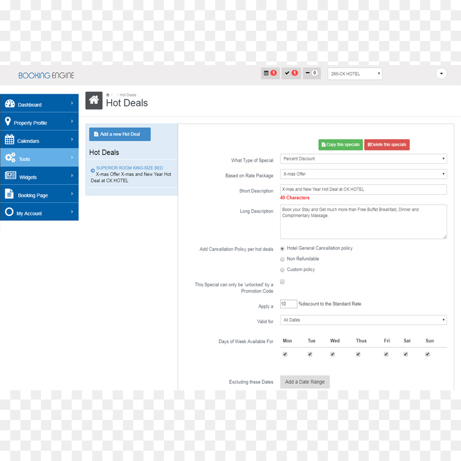 Interfaccia del modulo di informazioni sul cliente