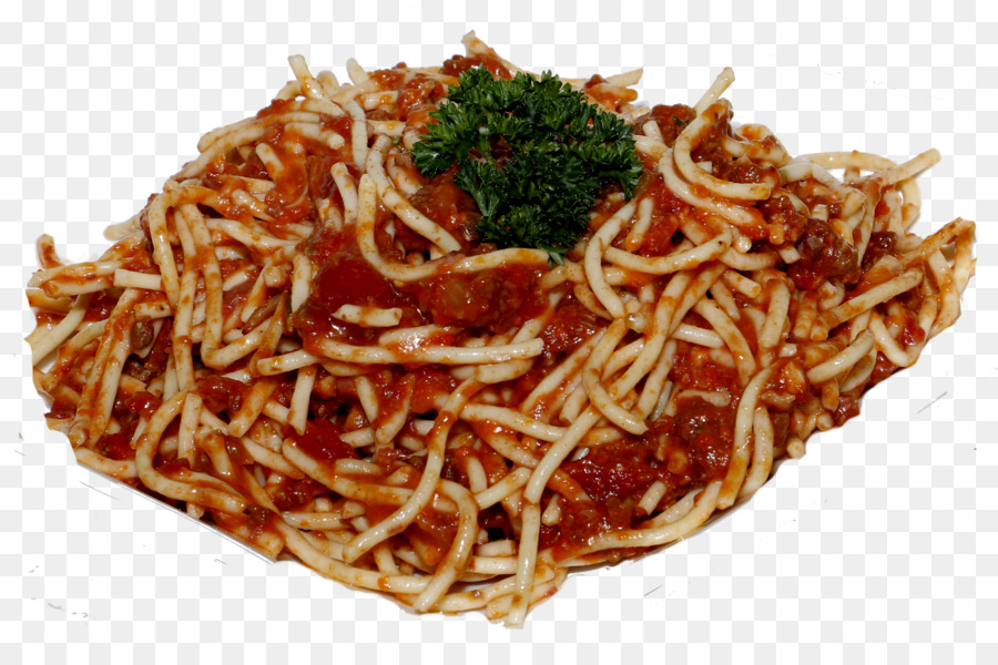 Teller Spaghetti mit Soße