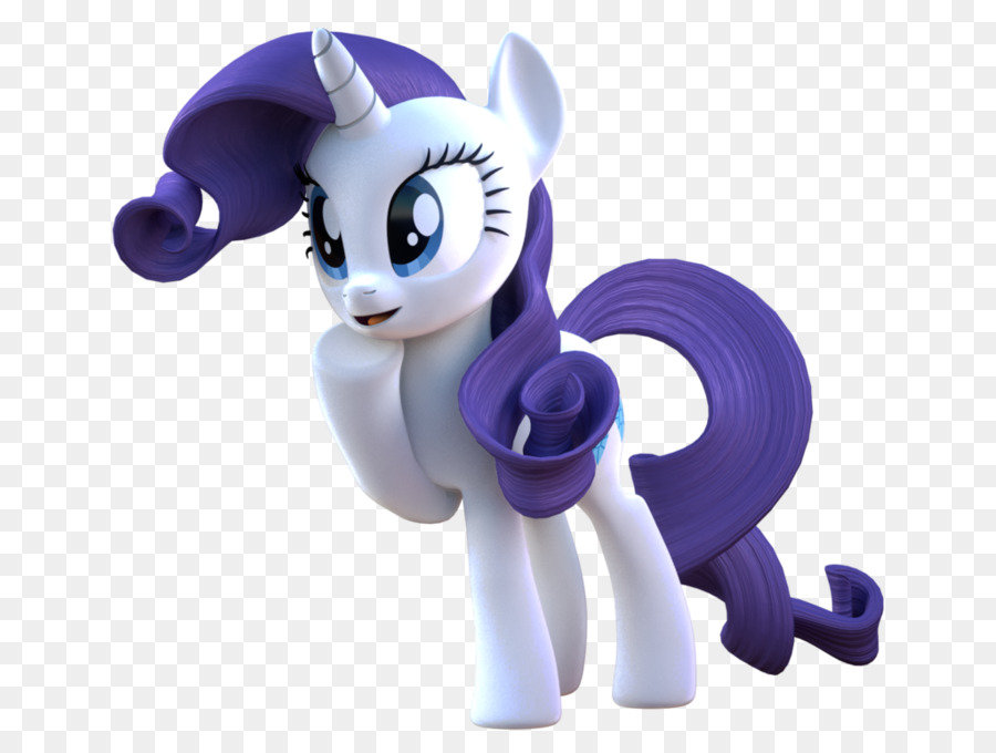 Tier-Figur Pony-Cartoon-Charakter