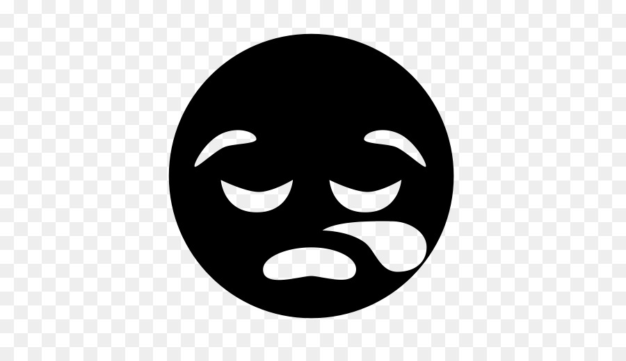 Emoji faccia triste che mostra infelicità