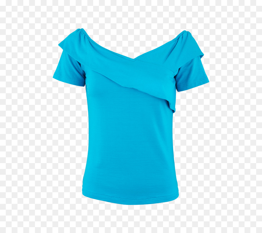 T-shirt Manica Spalla Camicetta Collare