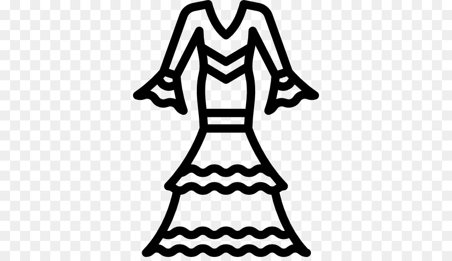 Kleid-Kleidung, Tracht, Kleid Clip art