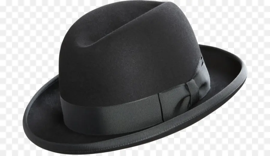 Classico cappello Fedora nero