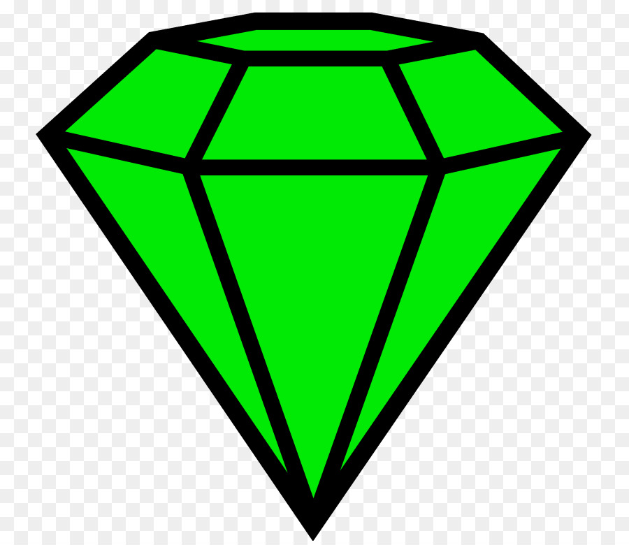 Simbolo del diamante verde