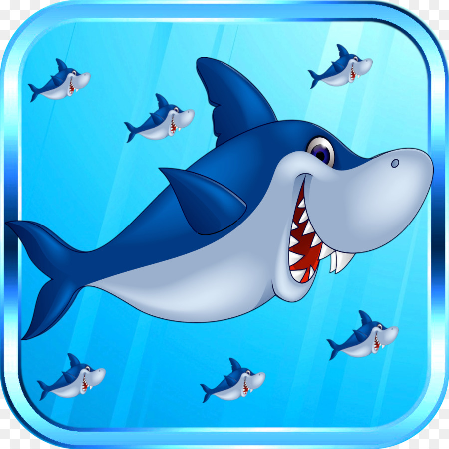 Shark hoạt hình có răng sắc nhọn