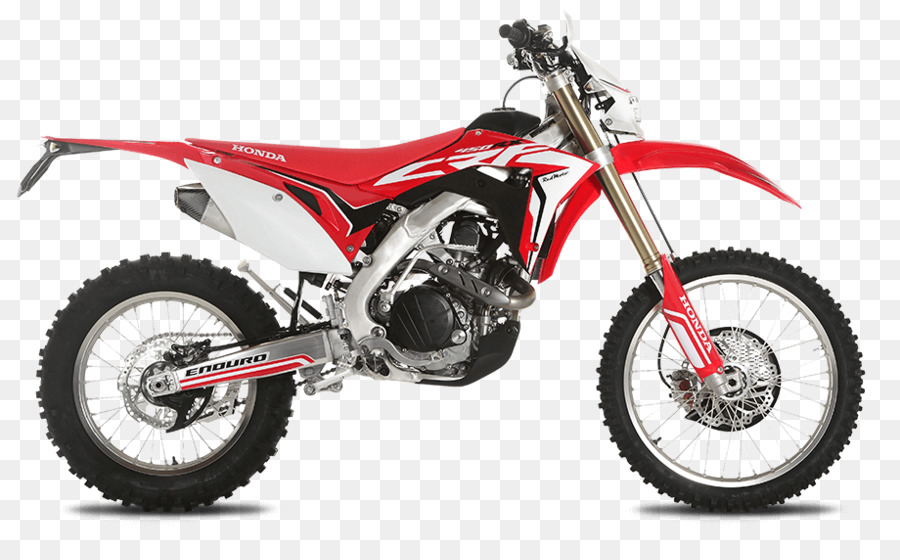 Moto da cross Honda rossa