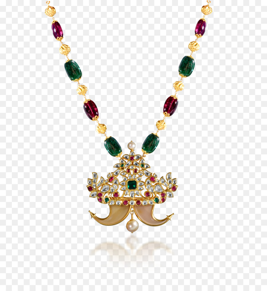 Elegante collana con pietra preziosa verde