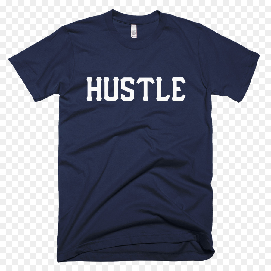 Áo thun màu xanh Hustle Hustle