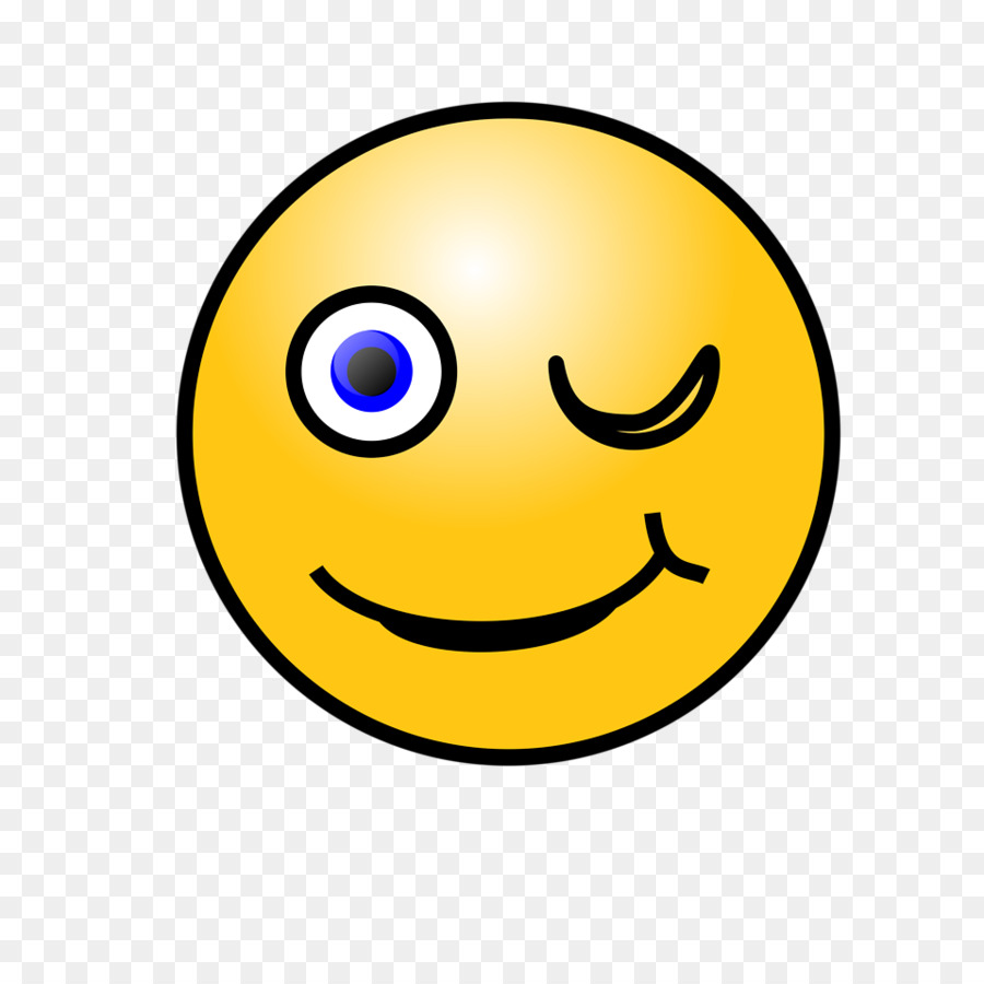 Smiley Emoticon Wink Clip art