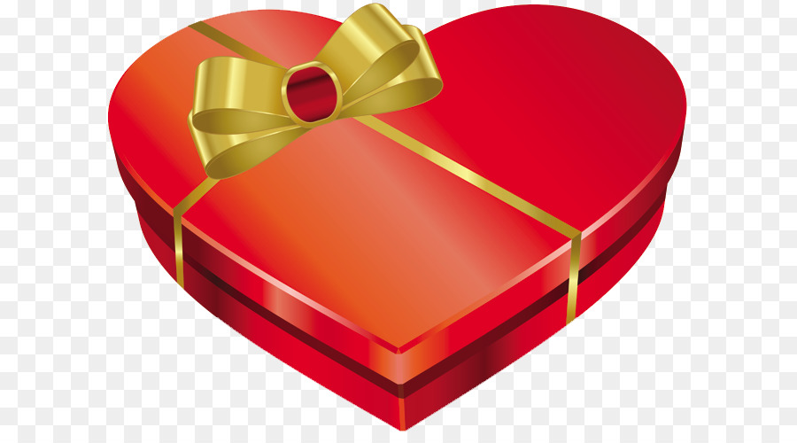 Gift Box with Heart for Celebration