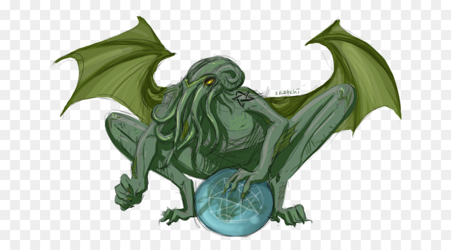 Cthulhu-Drachen Zeichnen