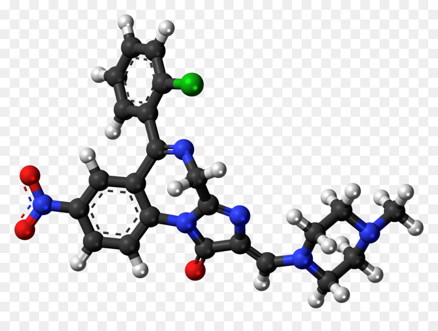 3D-Molekülstrukturmodell