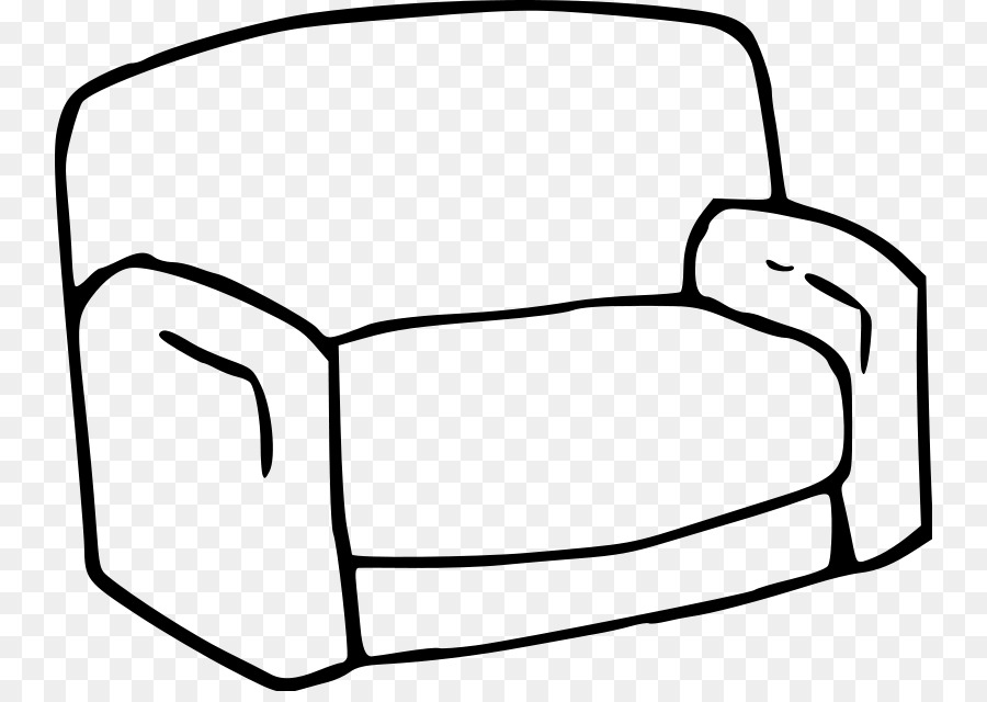 Bequemes Sofa-Umriss