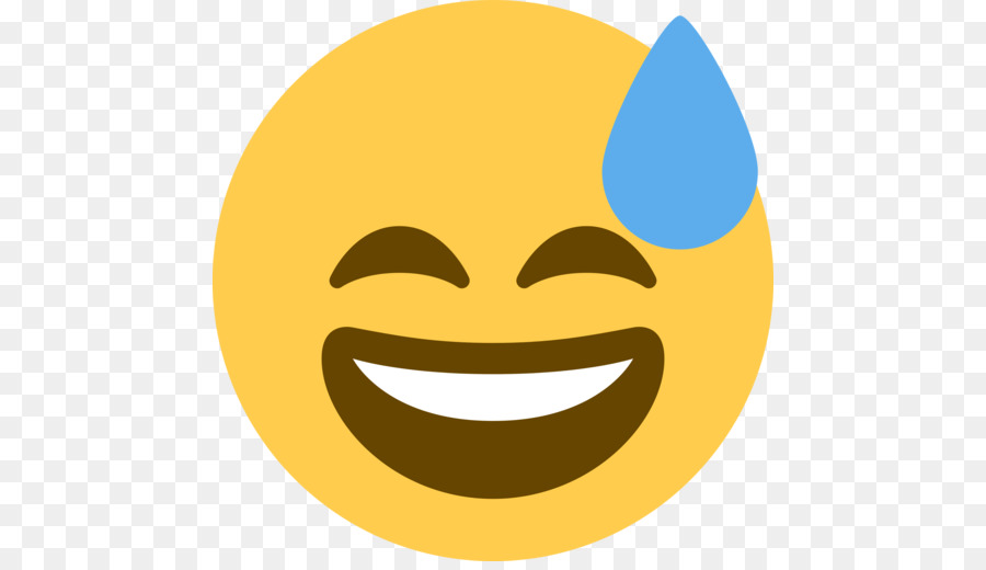 Emoji faccia sorridente con lacrime