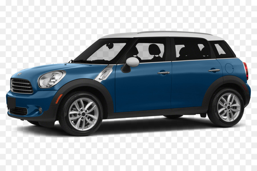 Blaues Mini Cooper-Auto