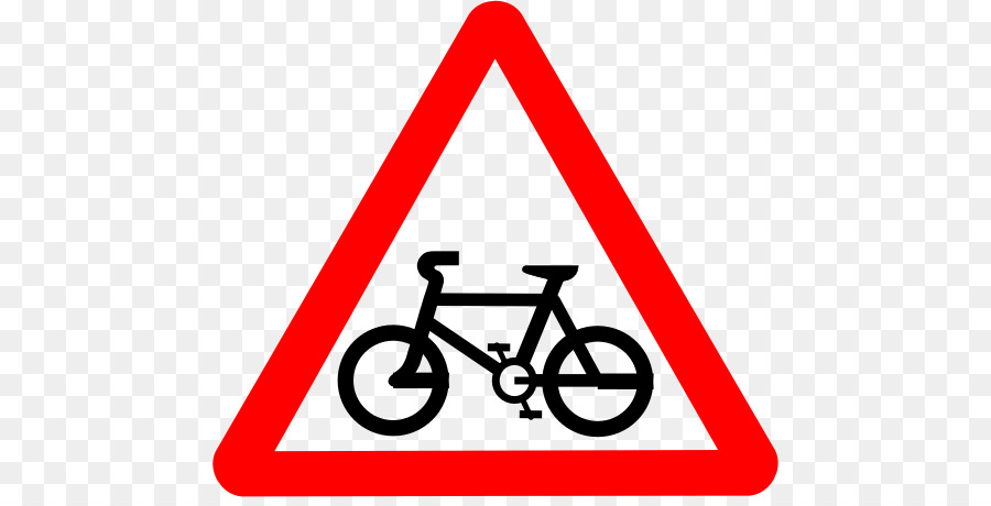 Fahrrad-Warnschild