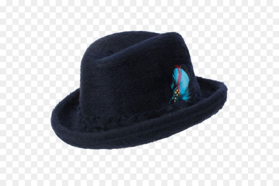 Cappello Fedora Marrone con Piuma