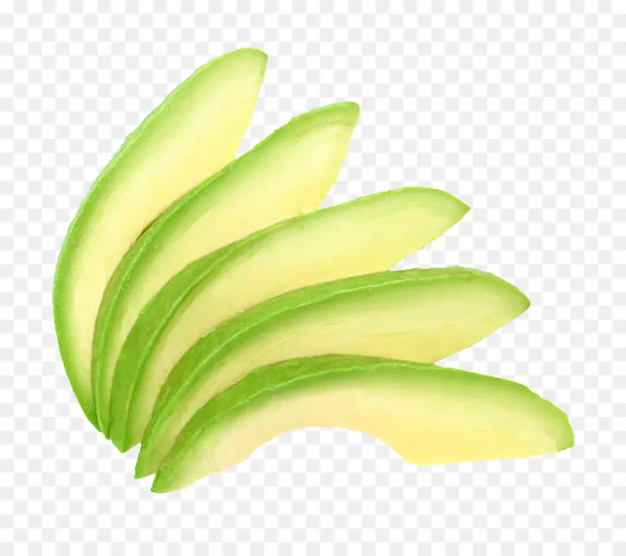 Frische grüne Avocadoscheiben