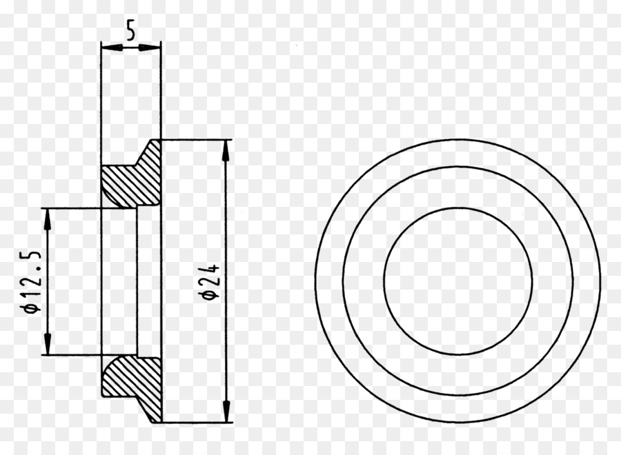 Disegno maniglia della Porta per Auto Bianco