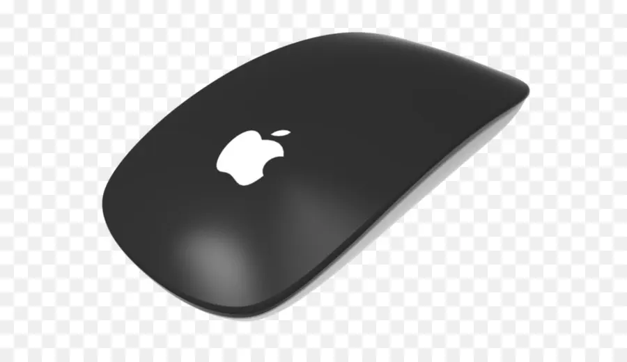 Schwarze kabellose Apple-Maus