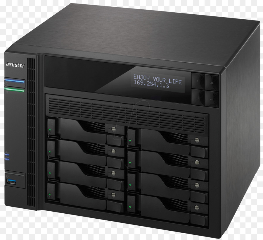 Intel Storage di Rete, Sistemi di ASUSTOR AS-7008T server NAS - SATA 6Gb/s / eSATA ASUSTOR Inc. Hard Disk